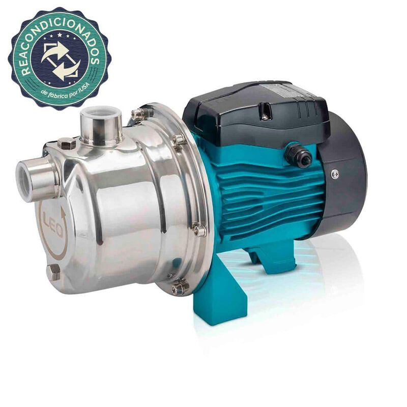 Reacondicionado Bomba 1 HP tipo jet de acero in... image number null