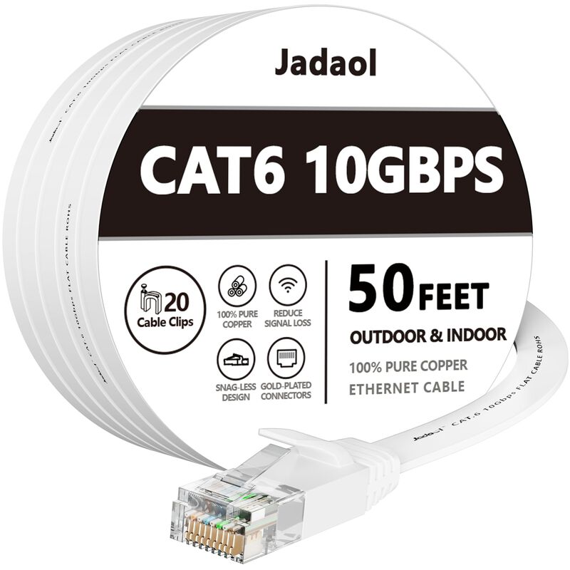 Cable Ethernet Jadaol Cat 6 De 15 M Para Exteri... image number null