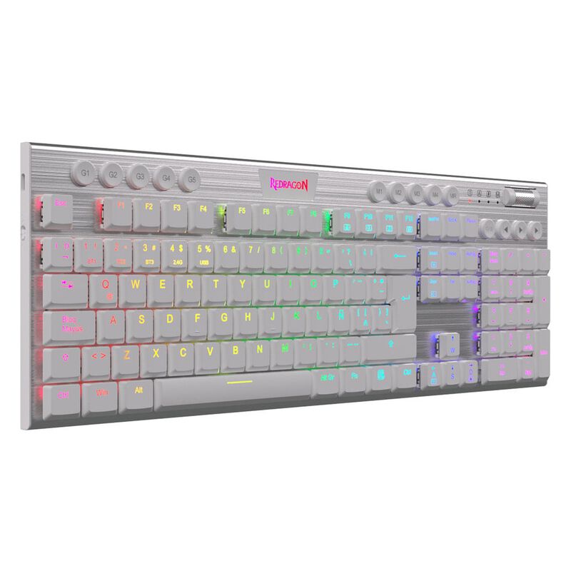 Redragon Teclado Gamer K618w Horus Ultra Low In... image number null