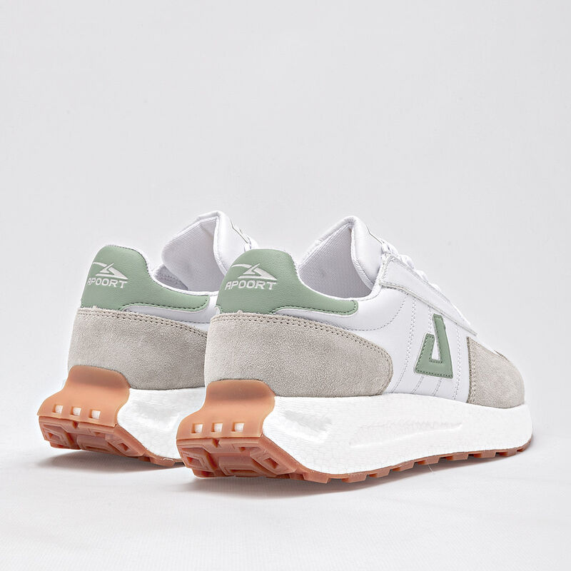 Apoort Tenis urbano para mujer blanco beige ver... image number null