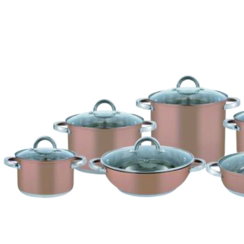 Bater&iacute;a de Cocina Perla B012MA M&aacute;xima 12 Piezas... image number null