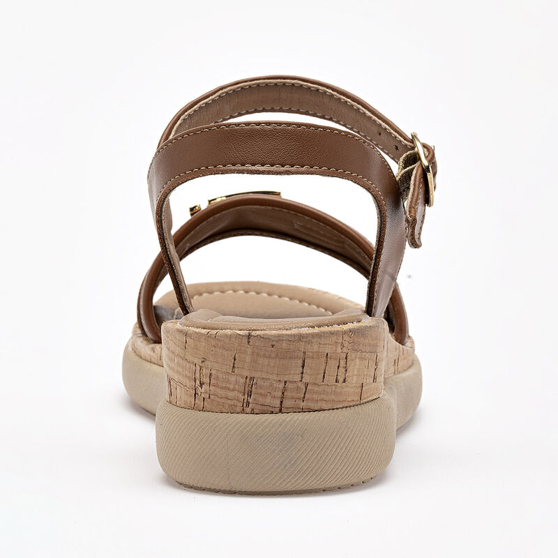 Green Love sandalia plataforma para mujer camel... image number null