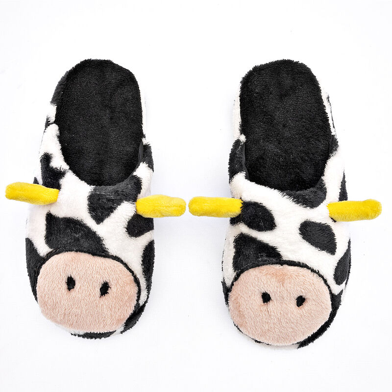 Huarachetas Pantufla para ni&ntilde;a. Negro blanco image number null
