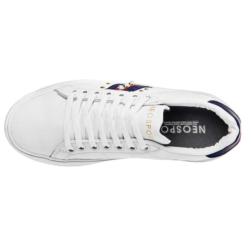 Neosport Tenis urbano para mujer blanco, marino image number null
