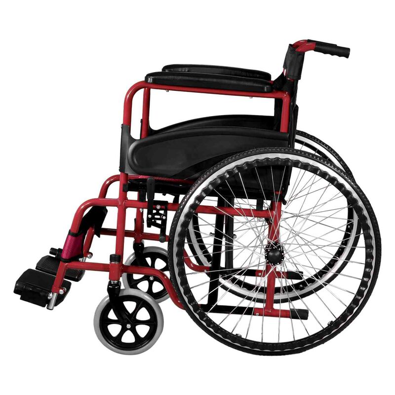 Silla De Ruedas Ligera 23 Pulgadas Plegable Alu... image number null