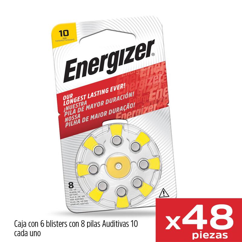 Pila Energizer Auditiva 10 Con 48 Pilas Bot&oacute;n image number null