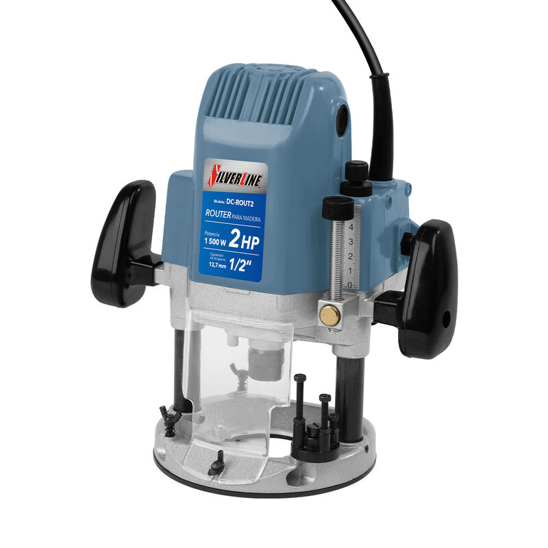 Router Silverline Motor 2HP 110V 1,500 W Color ... image number null