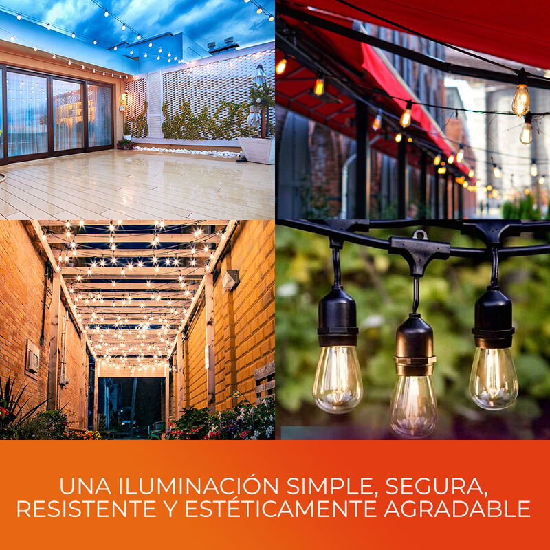 Guirnalda Serie de 24 Luces LED 14.6 m, 24 W, L... image number null