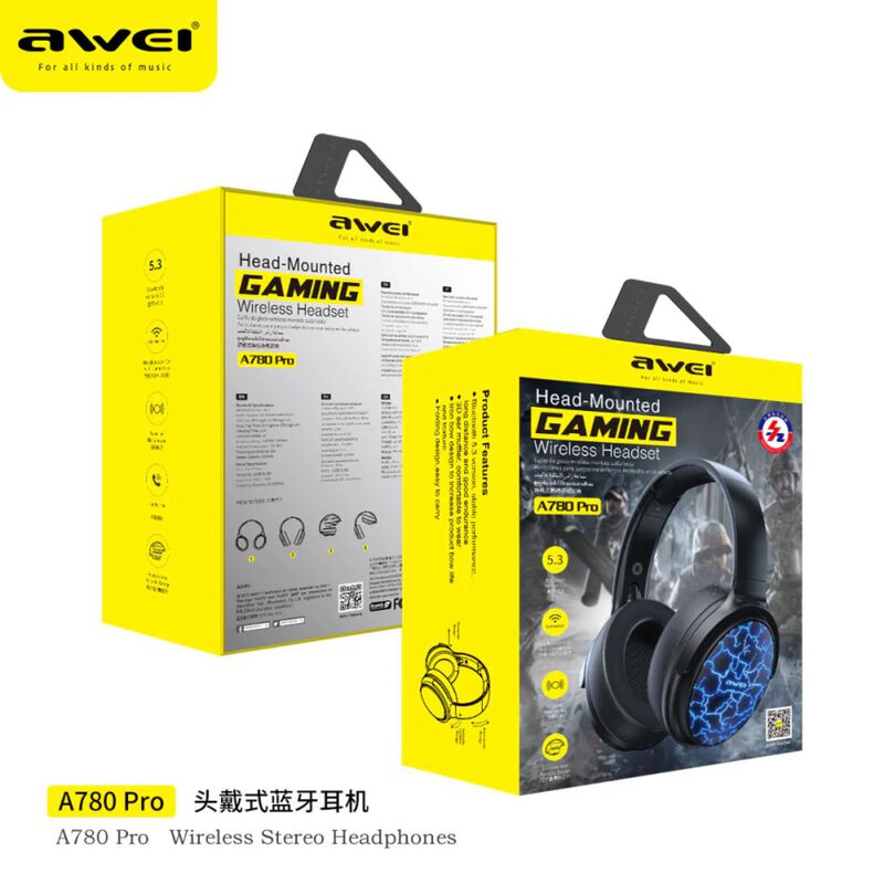 Awei A780 Pro Audifonos Diadema Para Videojuego... image number null