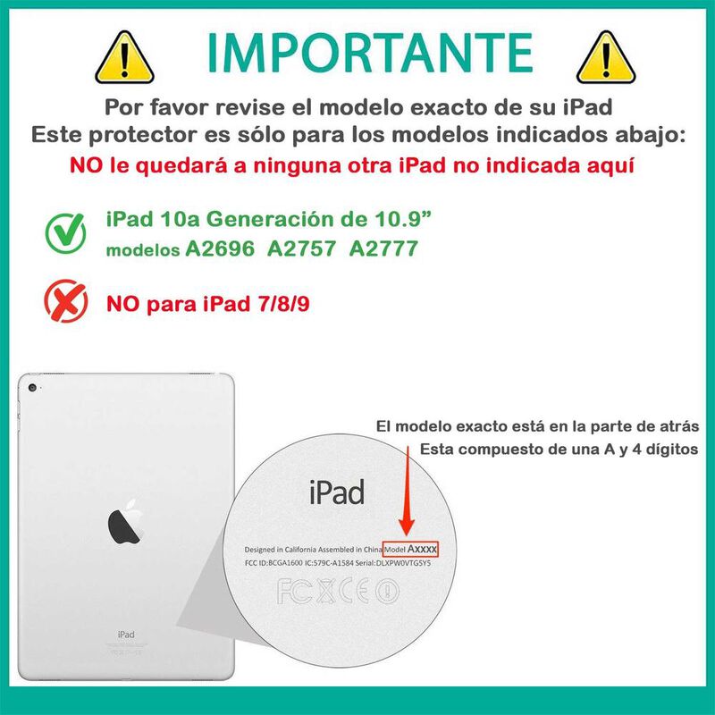 Funda TEKKU StandC uso rudo para iPad 10 de 10.... image number null