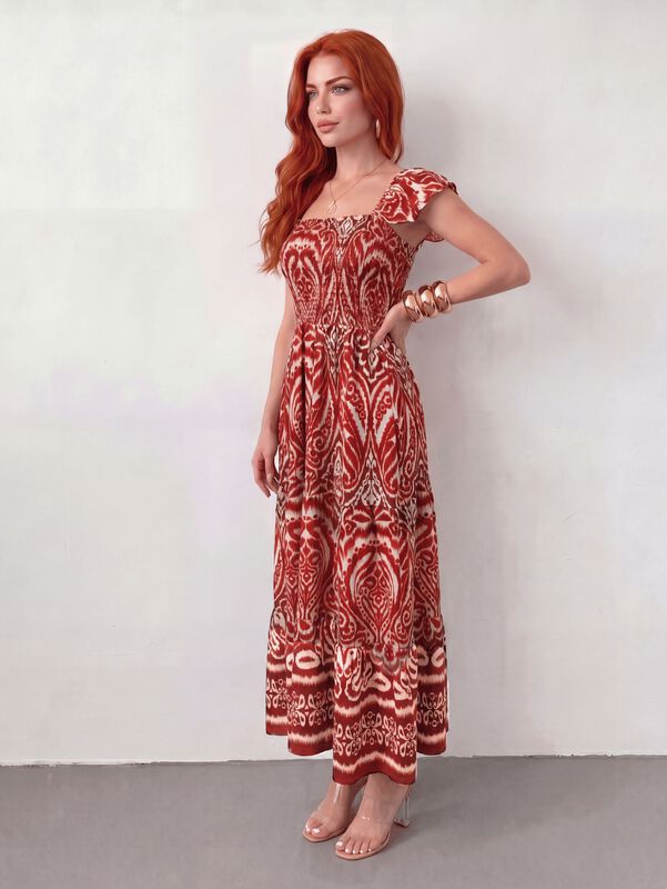 Vestido Largo Para Mujer,ves-1055 Rojo Vestido ... image number null