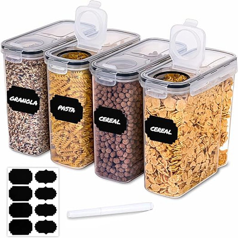 Juego de 4 Recipientes Herm&eacute;ticos Bluelander image number null