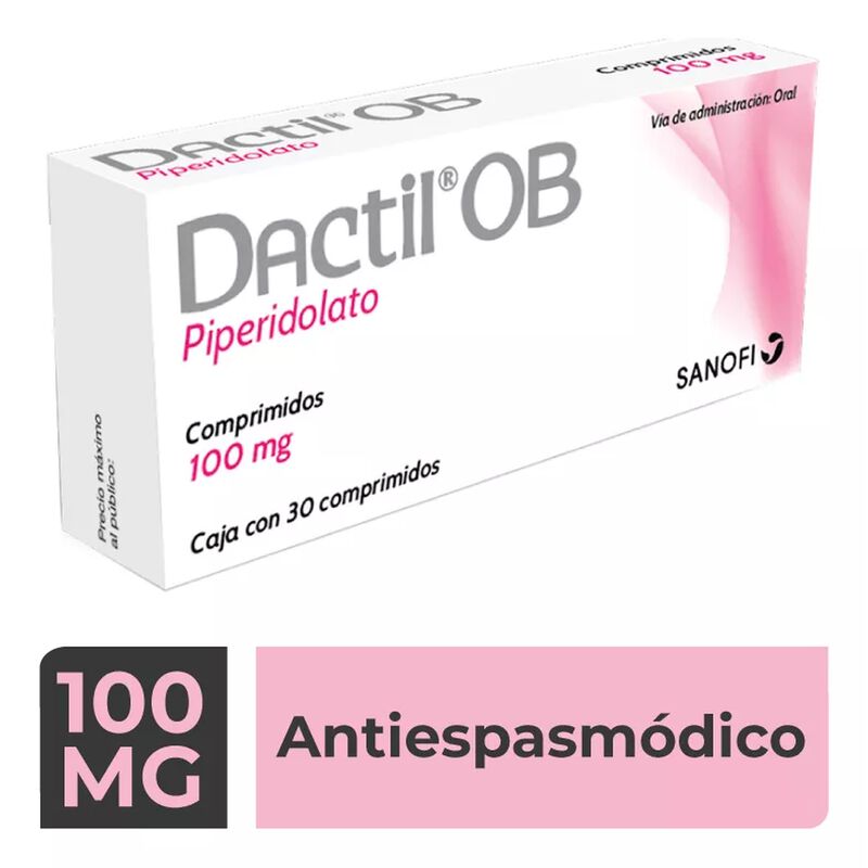 Dactil Ob Gragea 100 Mg, 30 Grageas image number null
