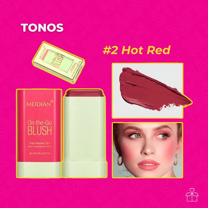 Rubor Stick Blush En Barra Colorete Mejillas La... image number null