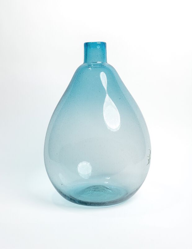 Jarr&oacute;n&nbsp;Decorativo de Vidrio Soplado Azul Medite... image number null