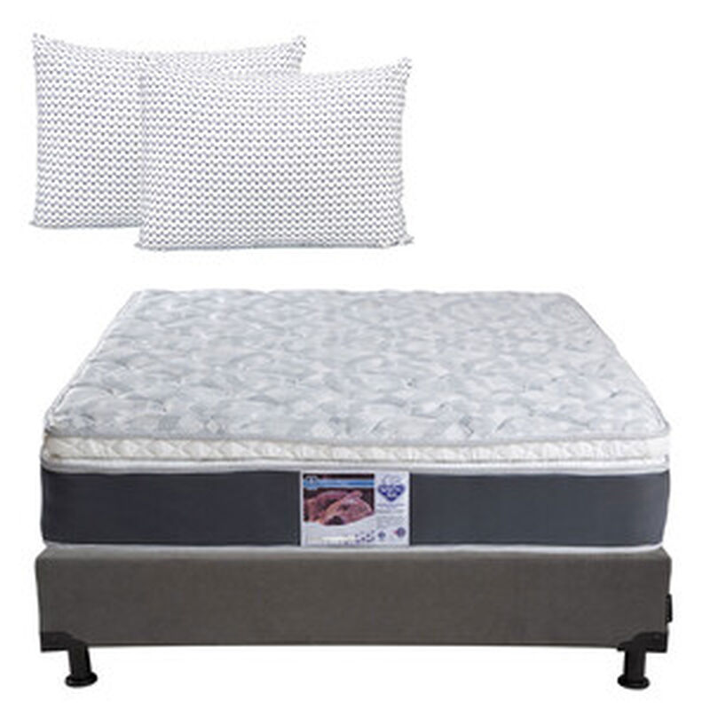 Colchón Queen Size Spring Air Marte+Almohada Di... image number null