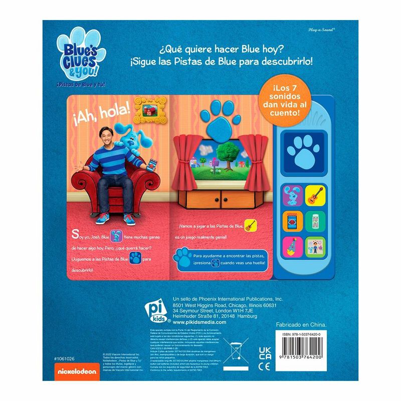 Pistas de Blue y Tu! &iexcl;Un d&iacute;a de Juegos con Azul... image number null