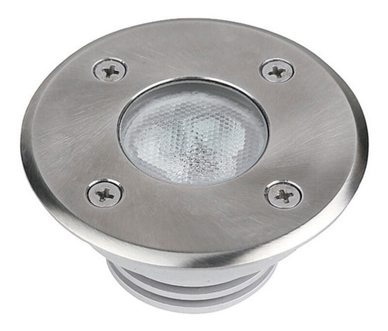 Lampara Empotrado Led Exterior Satinado 3w Luz ... image number null