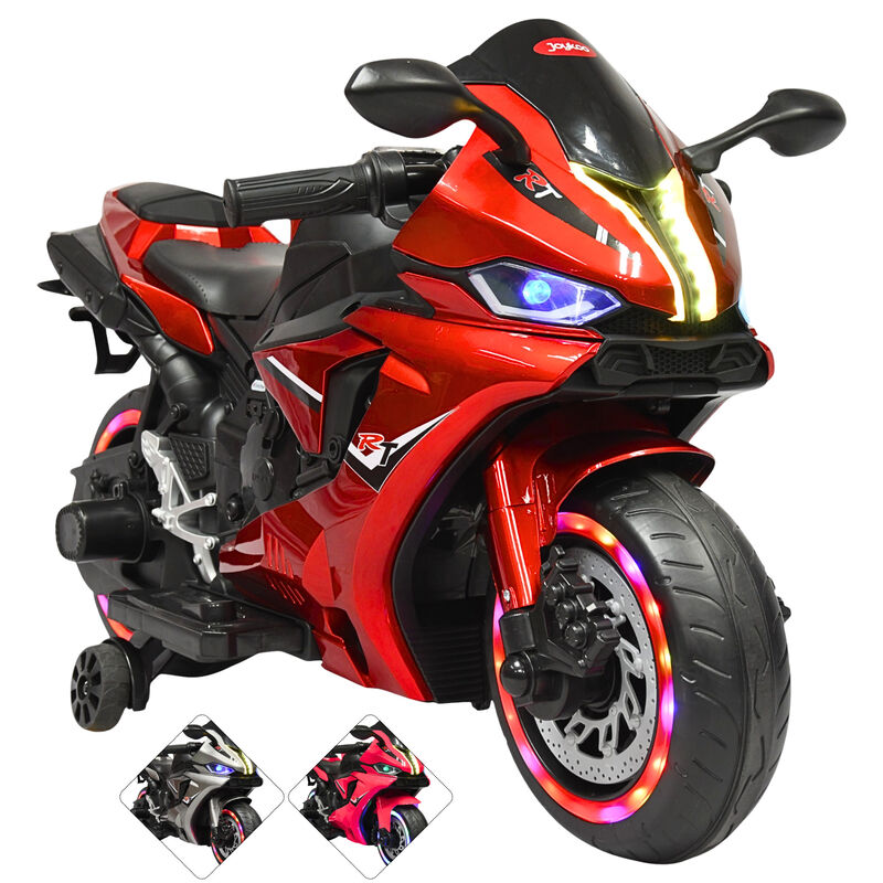 Moto Montable El&eacute;ctrica para Ni&ntilde;os Luces Led So... image number null