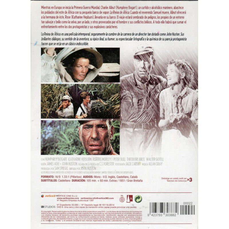 La Reina De &Aacute;frica (edici&oacute;n Sobre) [dvd] (1951)... image number null