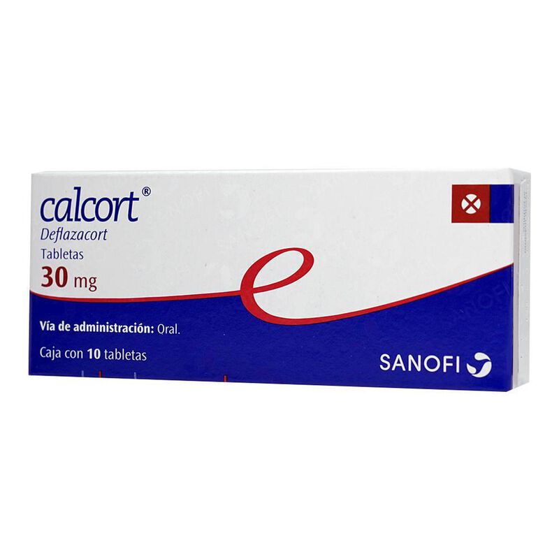 Calcort 30Mg 30mg caja con 10 tabletas image number null