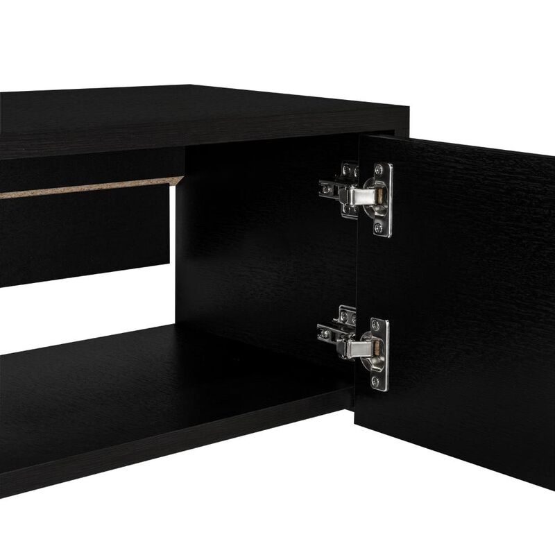 Mesa Para Tv Flotante Gleid Wengue  Virtual Mue... image number null