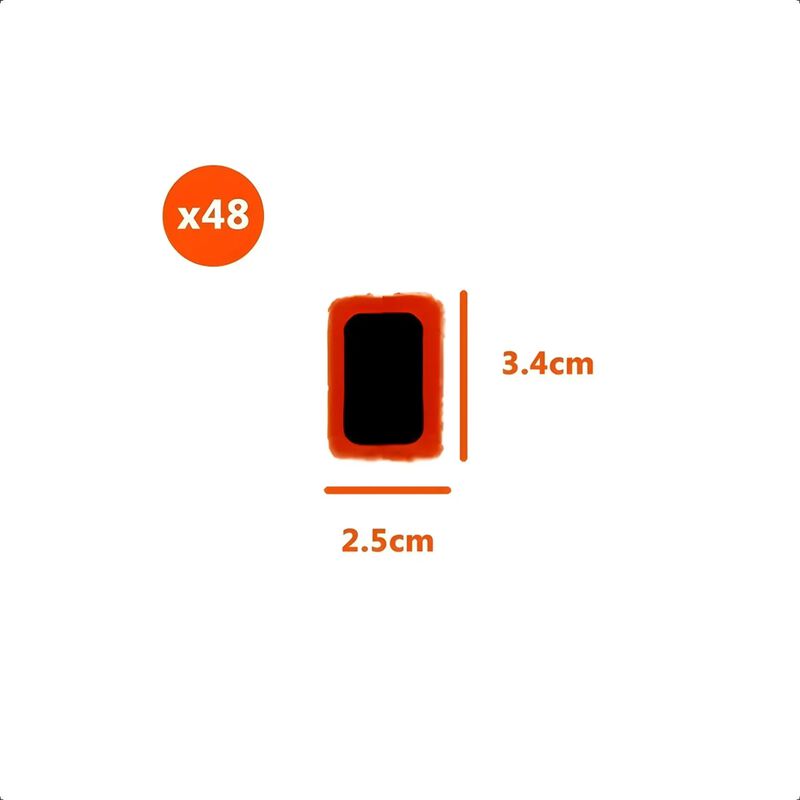 Parches Vulcanizados C&aacute;mara Bicicleta 48 Pzas C... image number null