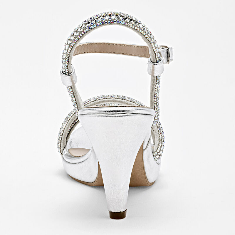 Stella Zapatillas de fiesta para mujer plata image number null