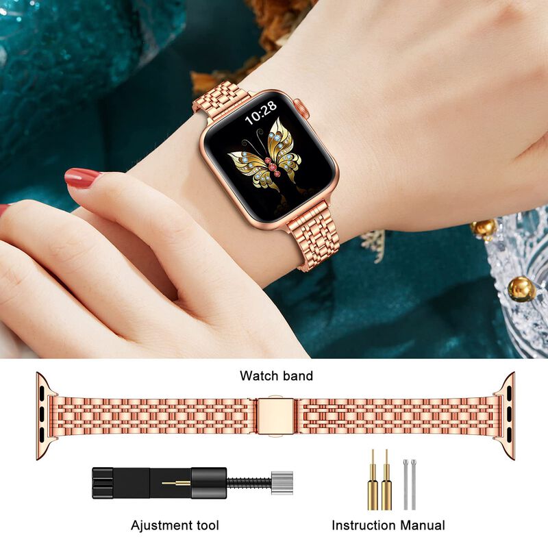 Correa Para Apple Watch Miohhr, Delgada, Metal,... image number null