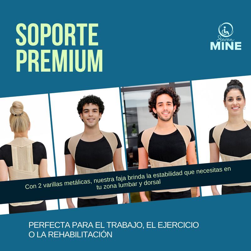 Soporte Dorso Lumbar Reforzada Premium | Faja O... image number null