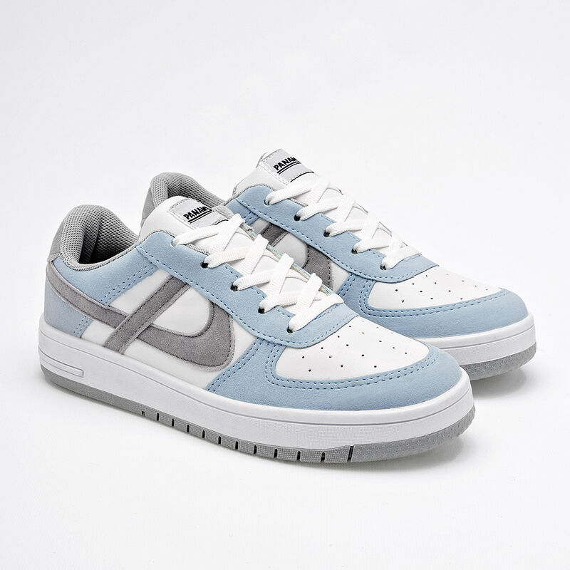 Panam Tenis urbano para joven blanco azul gris image number null