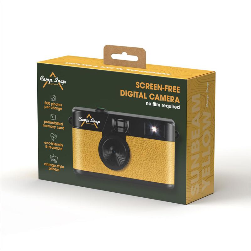 C&aacute;mara Estilo Retro Camp Snap Amarillo image number null