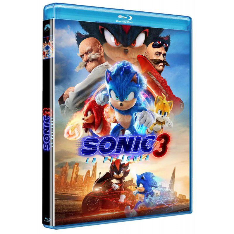 Sonic 3: La pel&iacute;cula [Blu-ray] (2024) Sonic el ... image number null