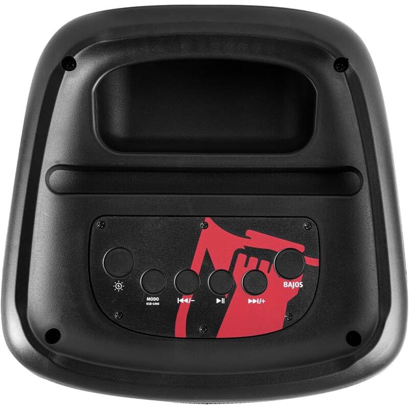 BAFLE KAISER KSW-7006 8 PUL RECARGABLE BT NEGRO image number null