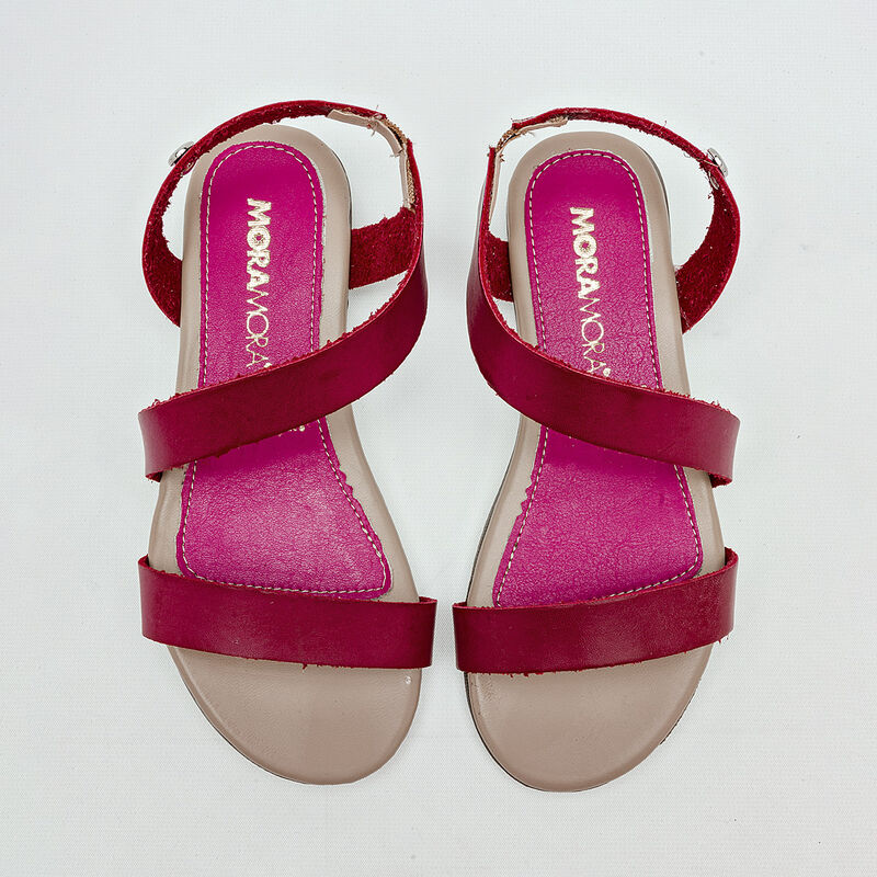 Moramora Sandalia para ni&ntilde;a fucsia image number null
