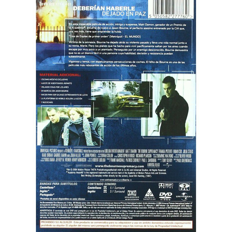 El Mito De Bourne [dvd] image number null