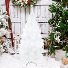 Árbol Navideño Cepillo Artificial Blanco 150 Cm Alto
