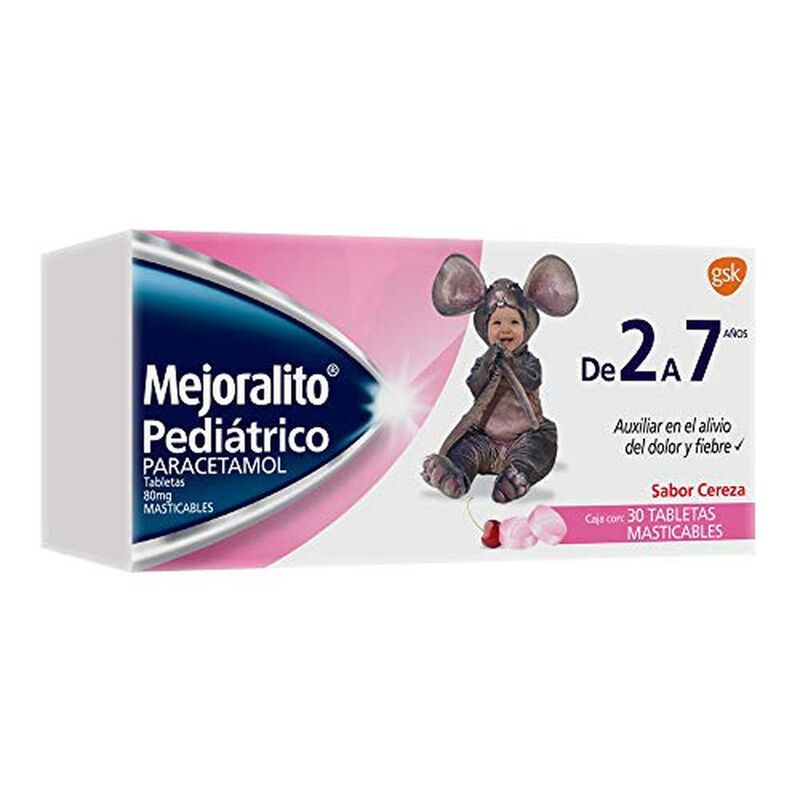 Mejoralito Paracetamol Tabletas 30 unidades image number null