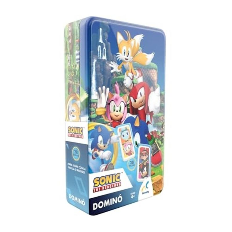 Domin&oacute; Sonic En Caja Met&aacute;lica image number null
