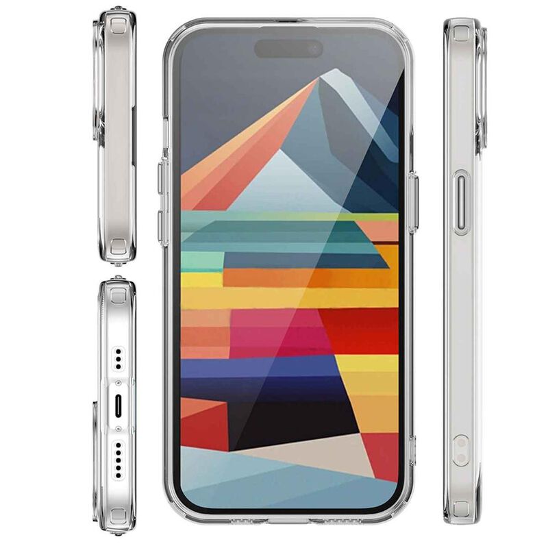 Funda TEKKU TPU Rugged para iPhone 15 Transpare... image number null