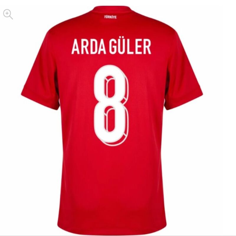 Increible! Jersey Playera Arda G&uuml;ler 8 2025 Tit... image number null
