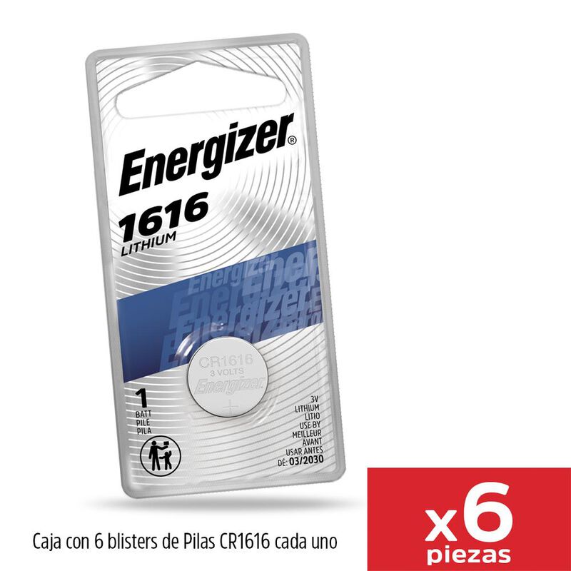 Energizer Botón Cr1616 Caja Con 6 Blísters image number null