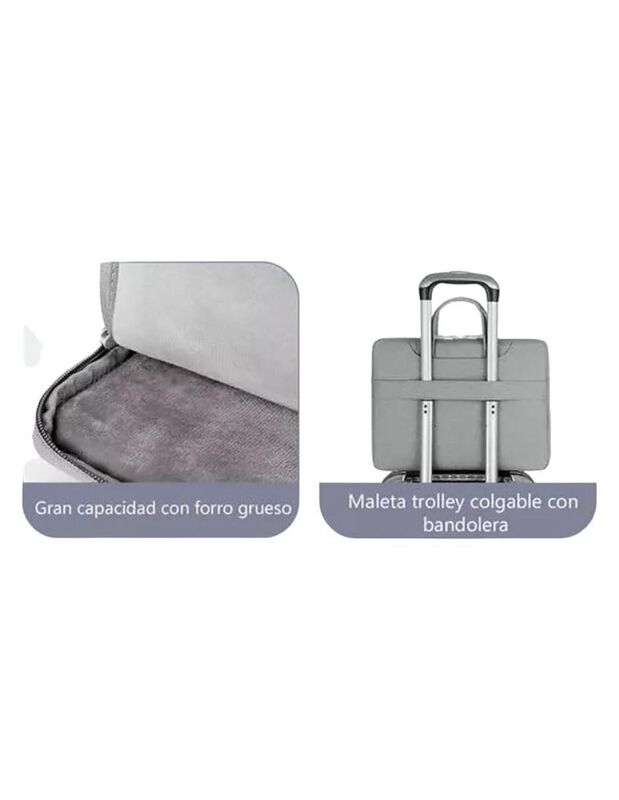 Malet&iacute;n Porta Laptop Pink Brule 15.6 Pulgadas image number null