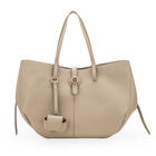 Bolsa Tote Maxi Con Porta Audif&oacute;nos Color Beige