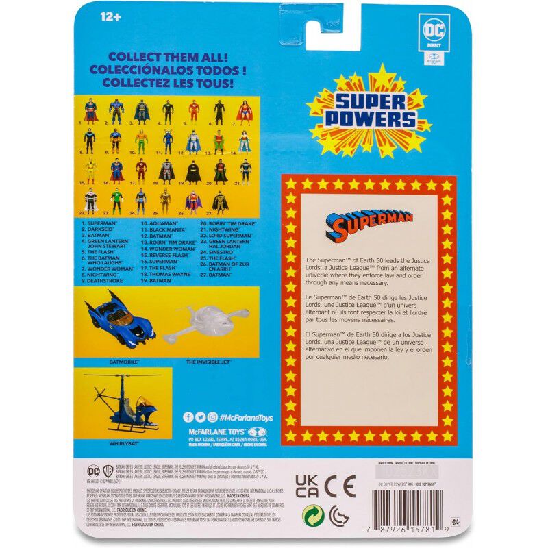 Figura Lord Superman DC Super Powers Articulada... image number null