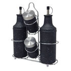 Juego de Aceitera, Vinagrera, salero y pimentero Aquila