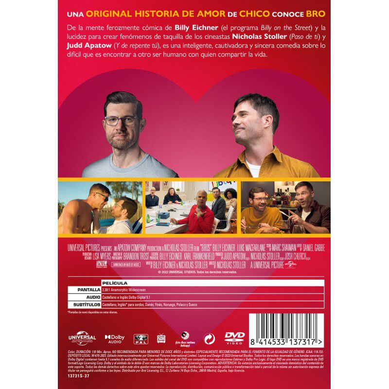 Bros: M&aacute;s Que Amigos [dvd] (2022) Bros image number null