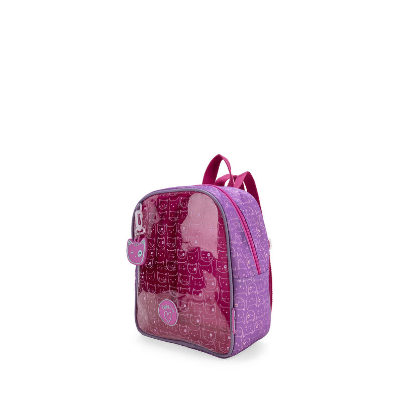 Mochila Mediana Para Ni&ntilde;a Estampado Gatos Color... image number null
