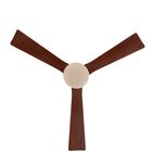 Ventilador De Techo Masterfan Cava Vdcaclsa52 52" 3 Aspas C/luz Madera alb