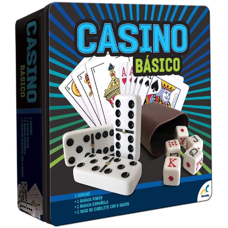 Casino B&aacute;sico Novelty en Caja Met&aacute;lica image number null